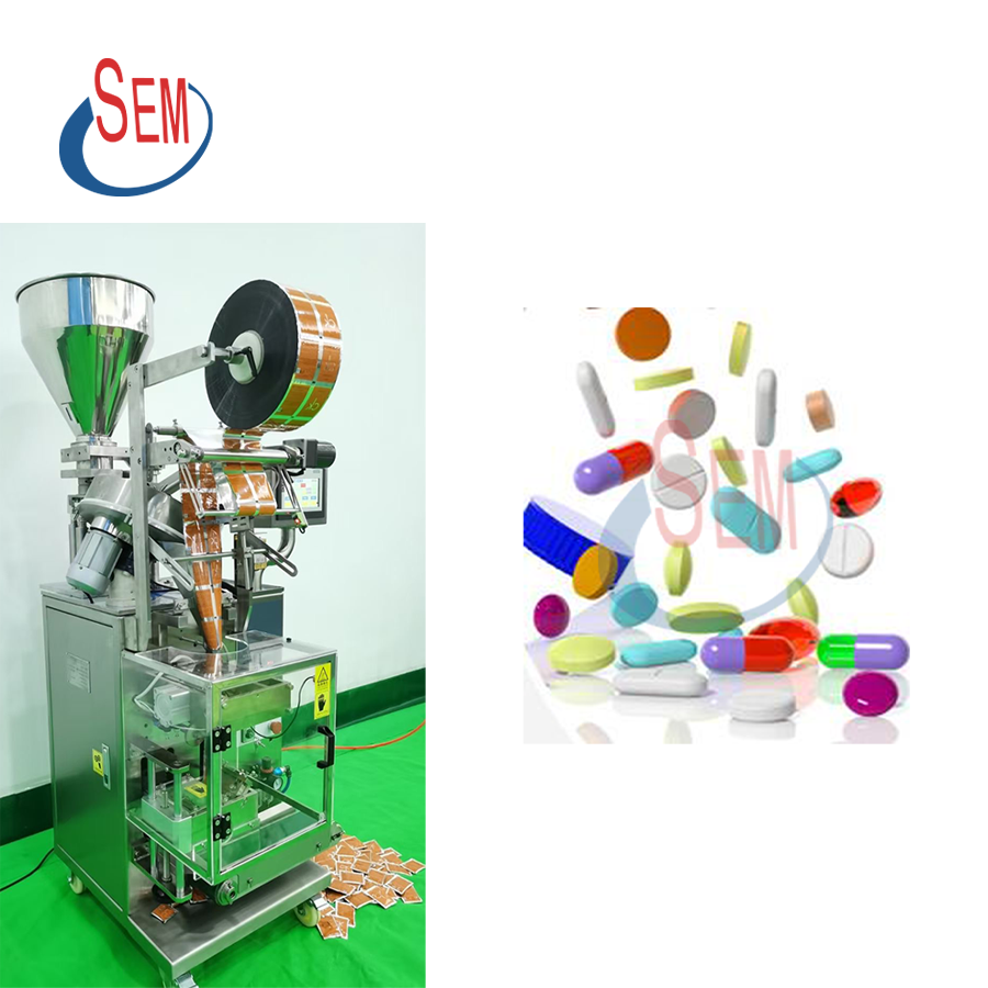 Customers buy tablets tablets strip bag packaging machine