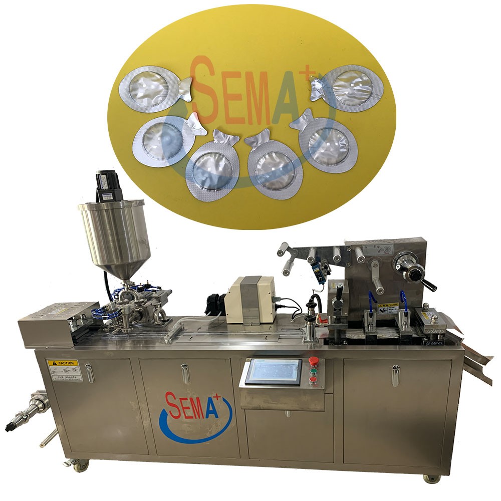 The automatic liquid blister packaging machine is manufactured, packaged,