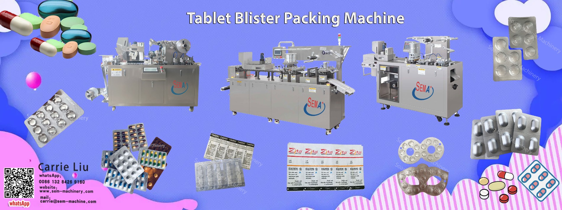 Automatic 260 model Alu Alu tablet capsule blister packing machine