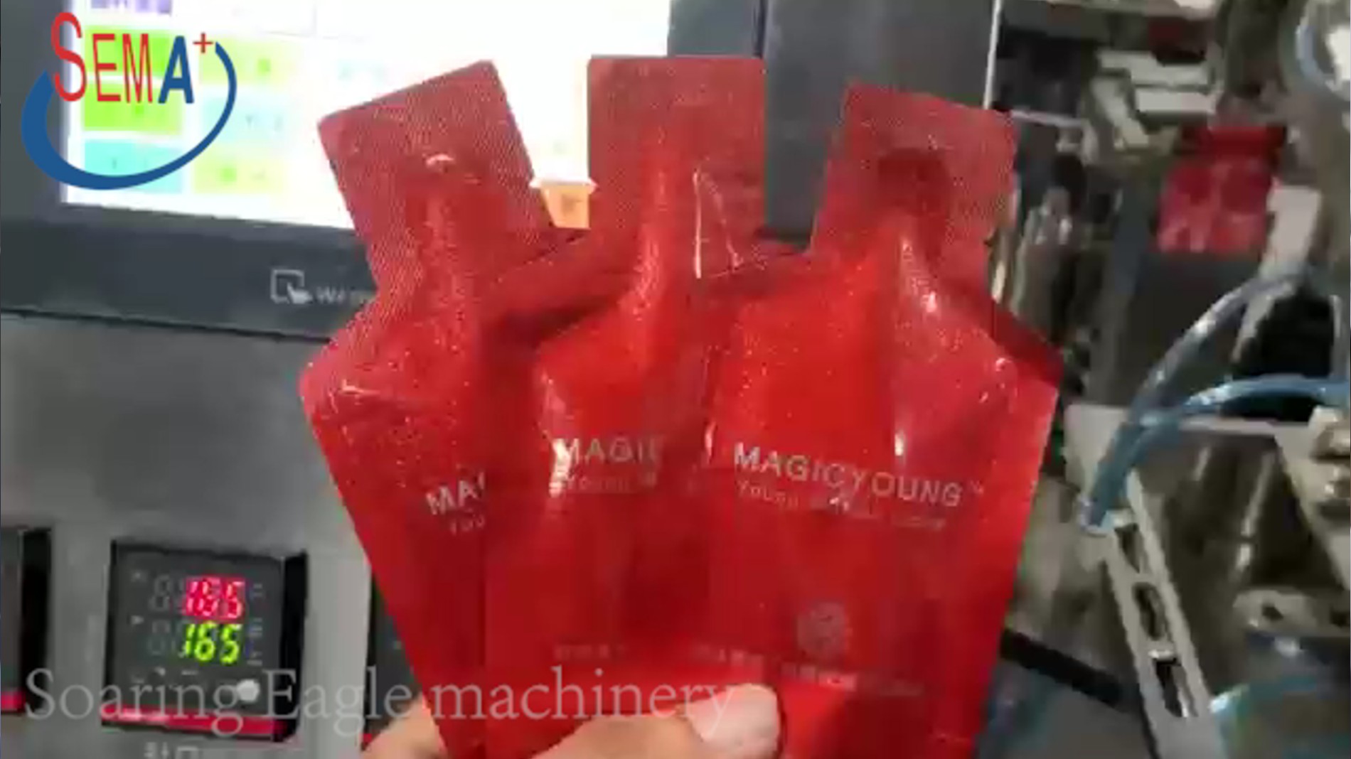 Auomatic liquid pouch bag packing machine