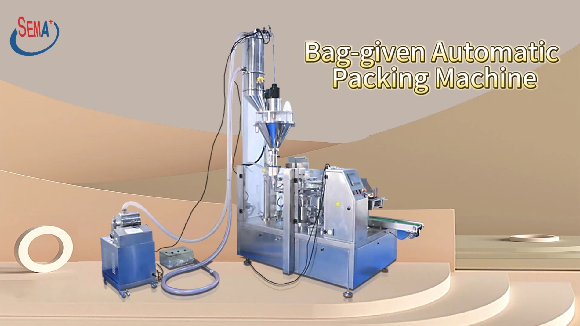 Automatic vacuum pouch bag packing machine