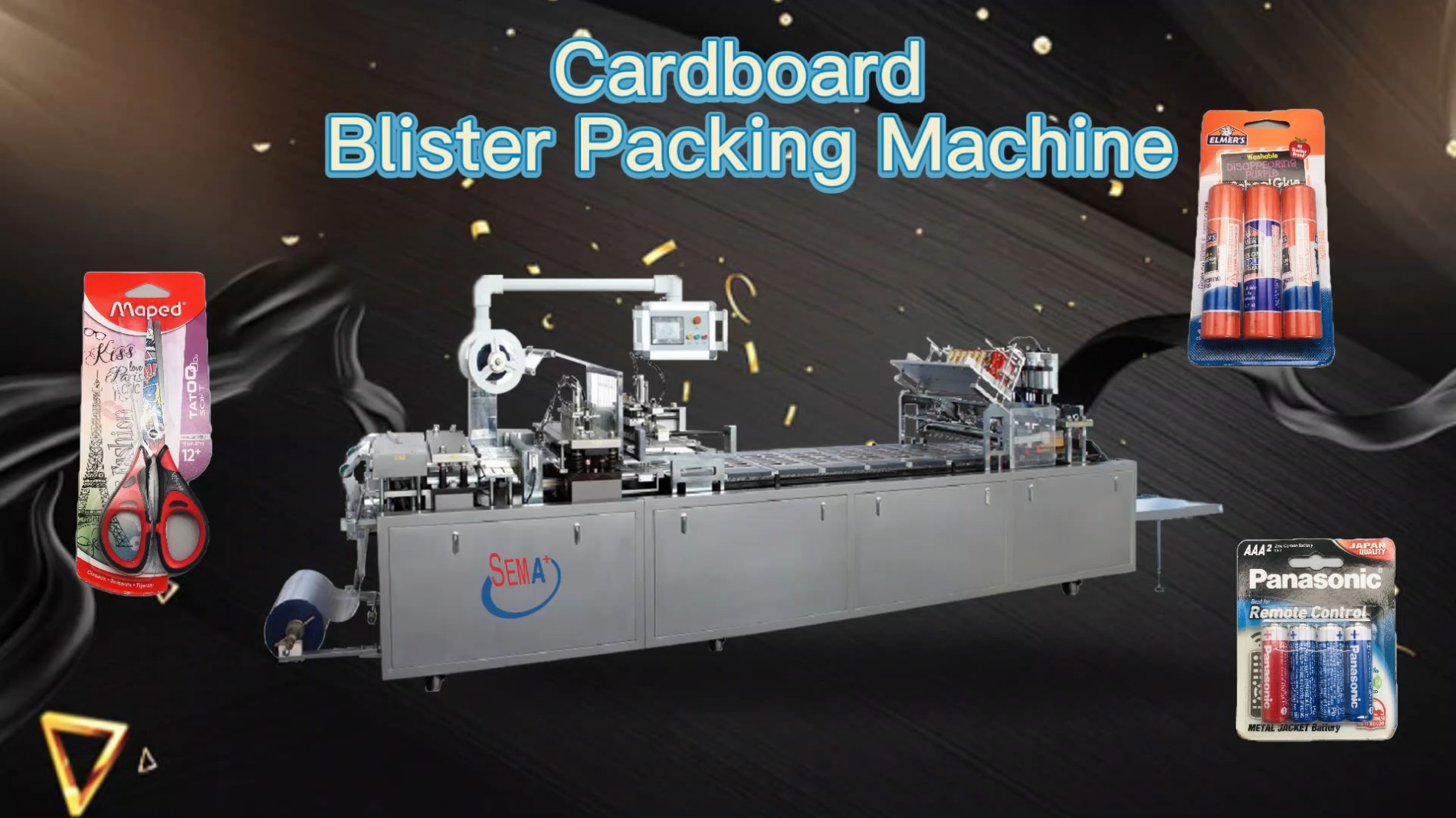 Automatic blister cardboard packing machine