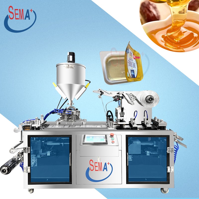 Automatic liquid honey butter packaging machine ketchup blister packaging machine