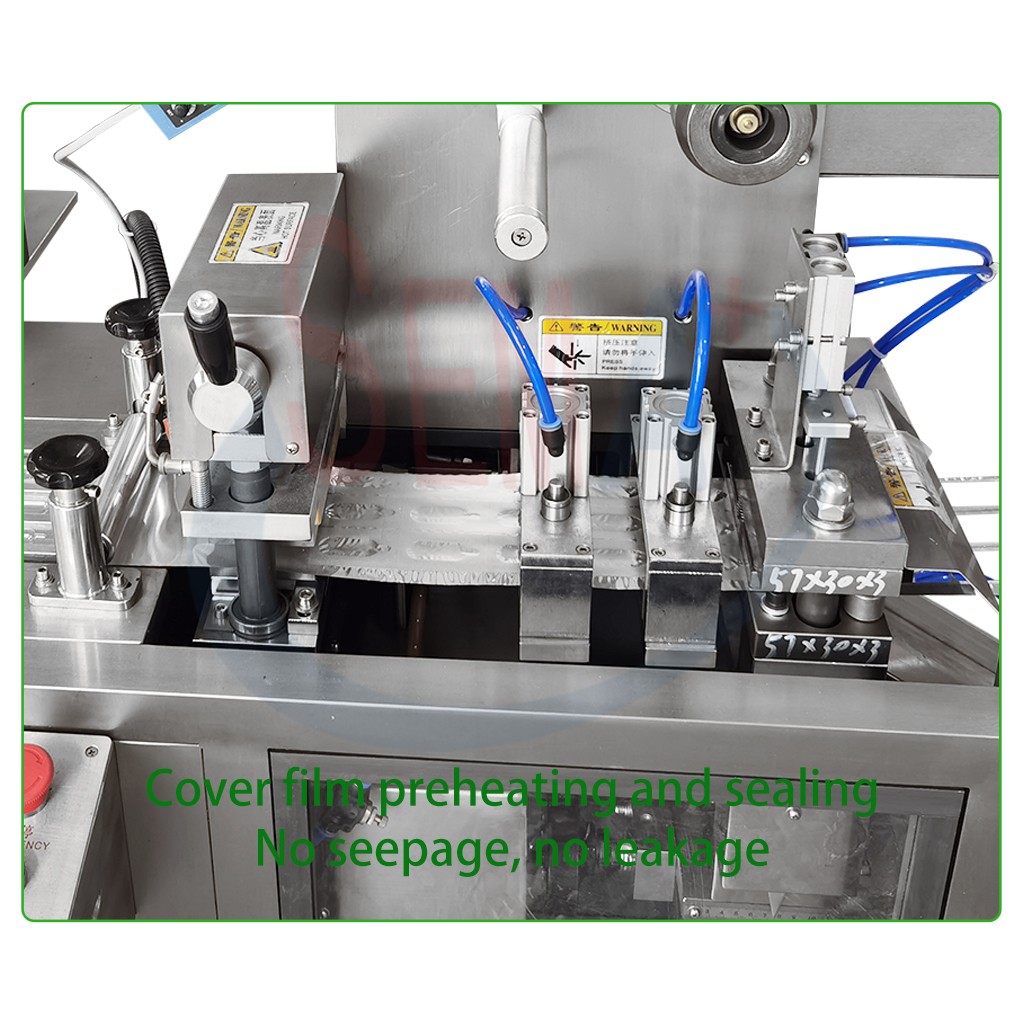 Full automatic cosmetic cream liquid blister packing machine