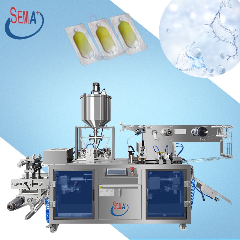 Customizable cosmatic cream liquid and paste blister packaging machines