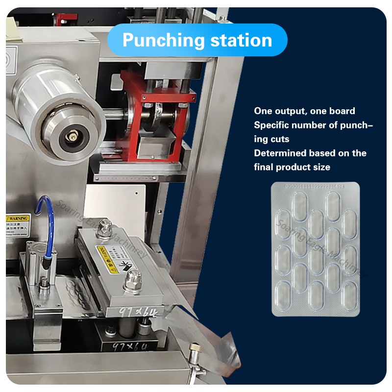 Automatic tablet pill capsule medical medicine pharmaceutical blister packing machine