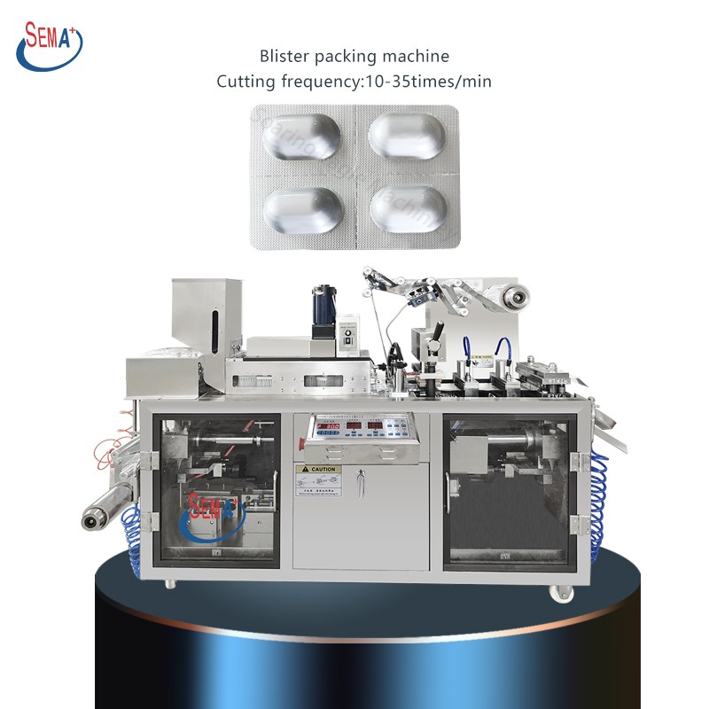 Customized 00 01 alu alu shaped square glasses shape tablet pill capsule blister packing machine