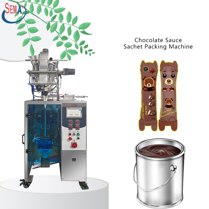 Automatic Shaped Bear Chocolate Sauce Irregular Shape Honey Filling Sachet Packing Machine