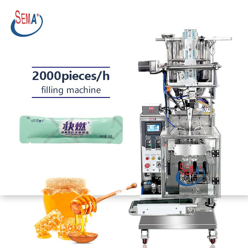 Honey Paste Ketchup Shrimp Paste Mayonnaise Chocolate Vertical Sachet Liquid Packing Machine Filling Machine