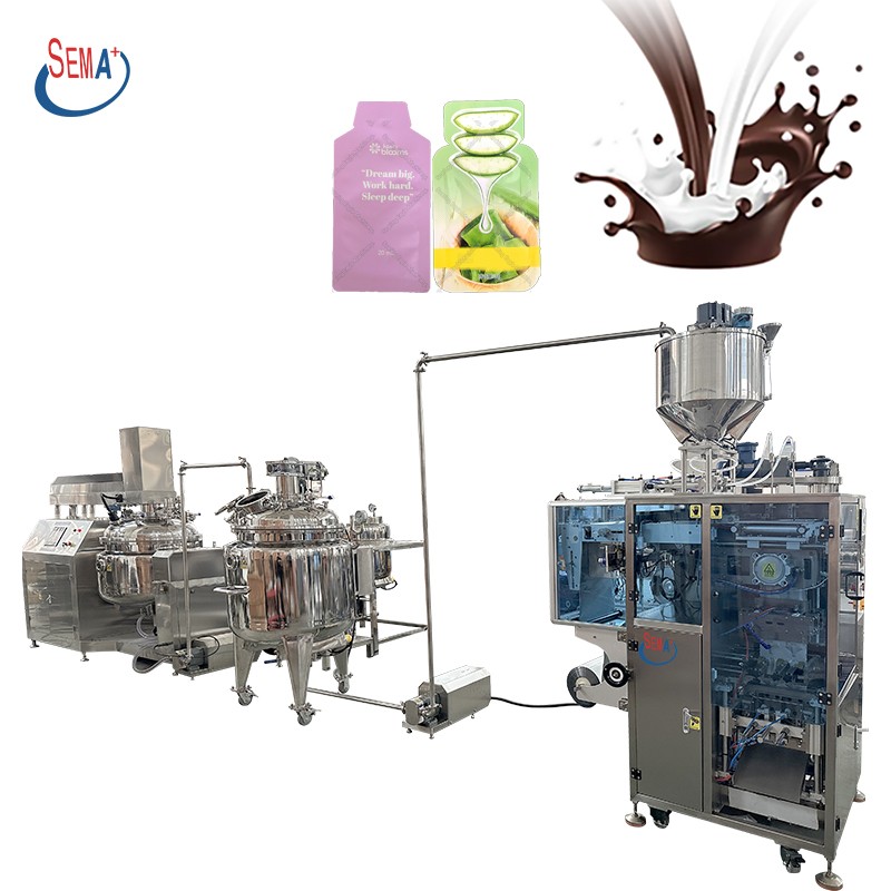 Emulsification High Shear Emulsification Tank Vacuum Emulsifying Heating Mixing Buffer Water Tank Liquid Mixing Machine