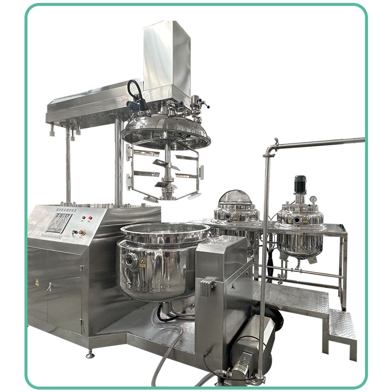 Emulsification Vacuum Emulsifying Heating Mixing Linking Honey Sachet Automatic Sealing Packing Machine