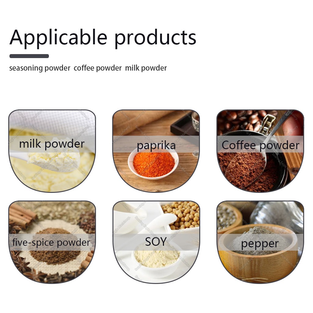 Automatic Powder Packing Machine Pouch Packaging Machine for Milk Powder Flour Bean Coffee Spice Powder