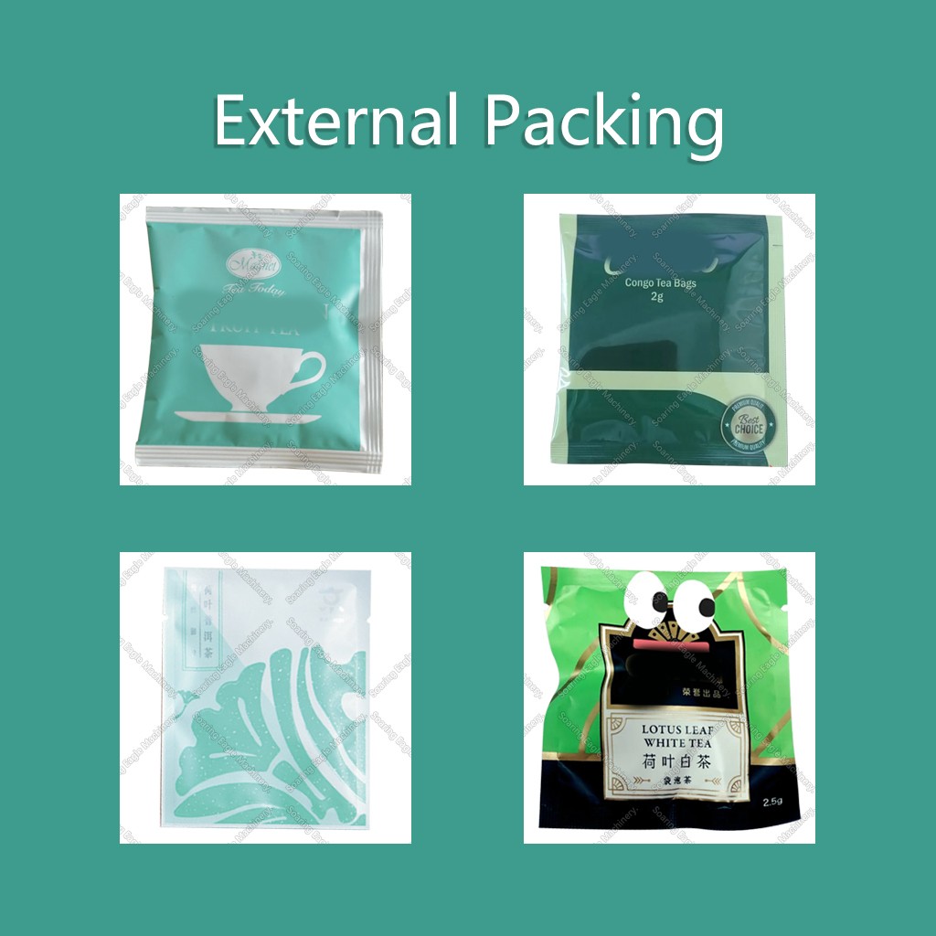 Packaging Machine Automatic Tea Bag with String Sachet Pouch Horizontal Packaging Machine Automatic Vertical Packing Machine