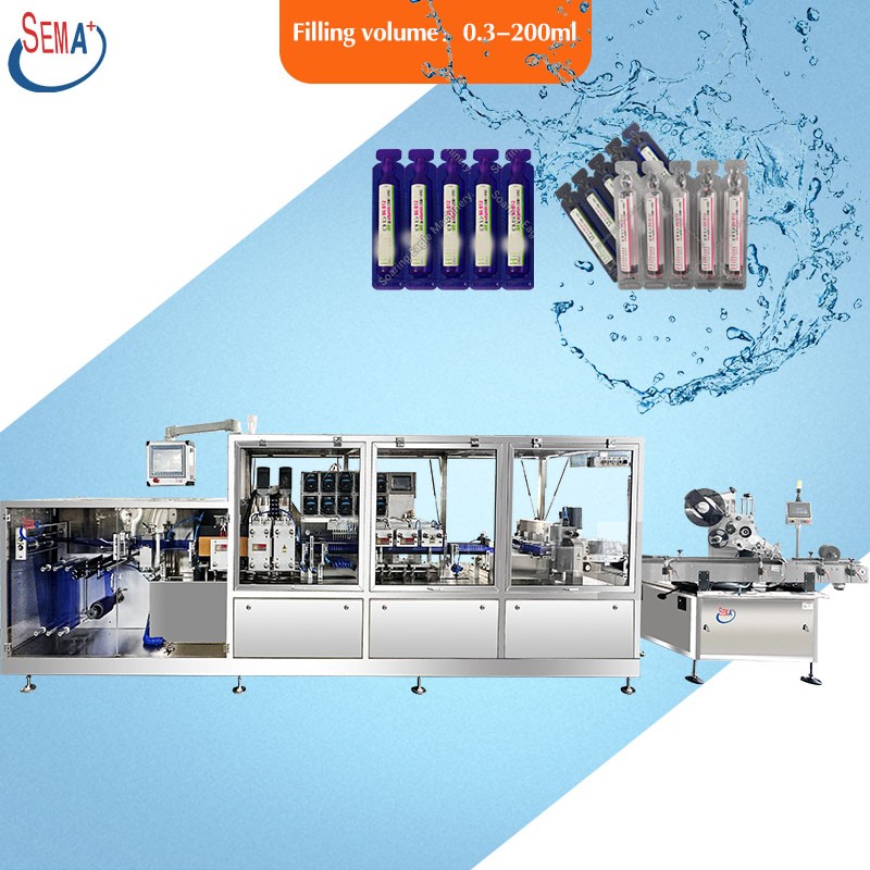 New 5-10ml ten nozzles ampoule wire drawing filling machine laboratories injection automatic filling and sealing machine