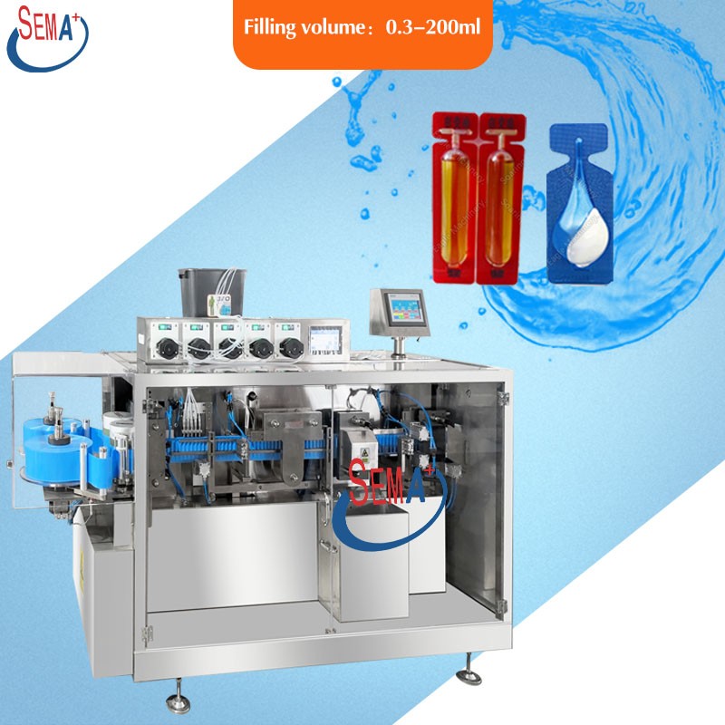 Pharmaceutical 10 ml liquid ampoule forming filling sealing cutting machine