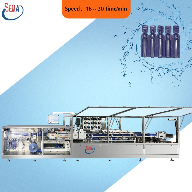 High-Yield Single-Dose Vitamin Health Oral Liquid Filling and Sealing Machine Plastic Ampoule Packaging Machine