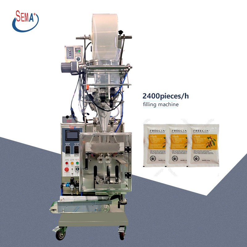 High precision bag filling coffee liquid small strip bag sachet packaging machine