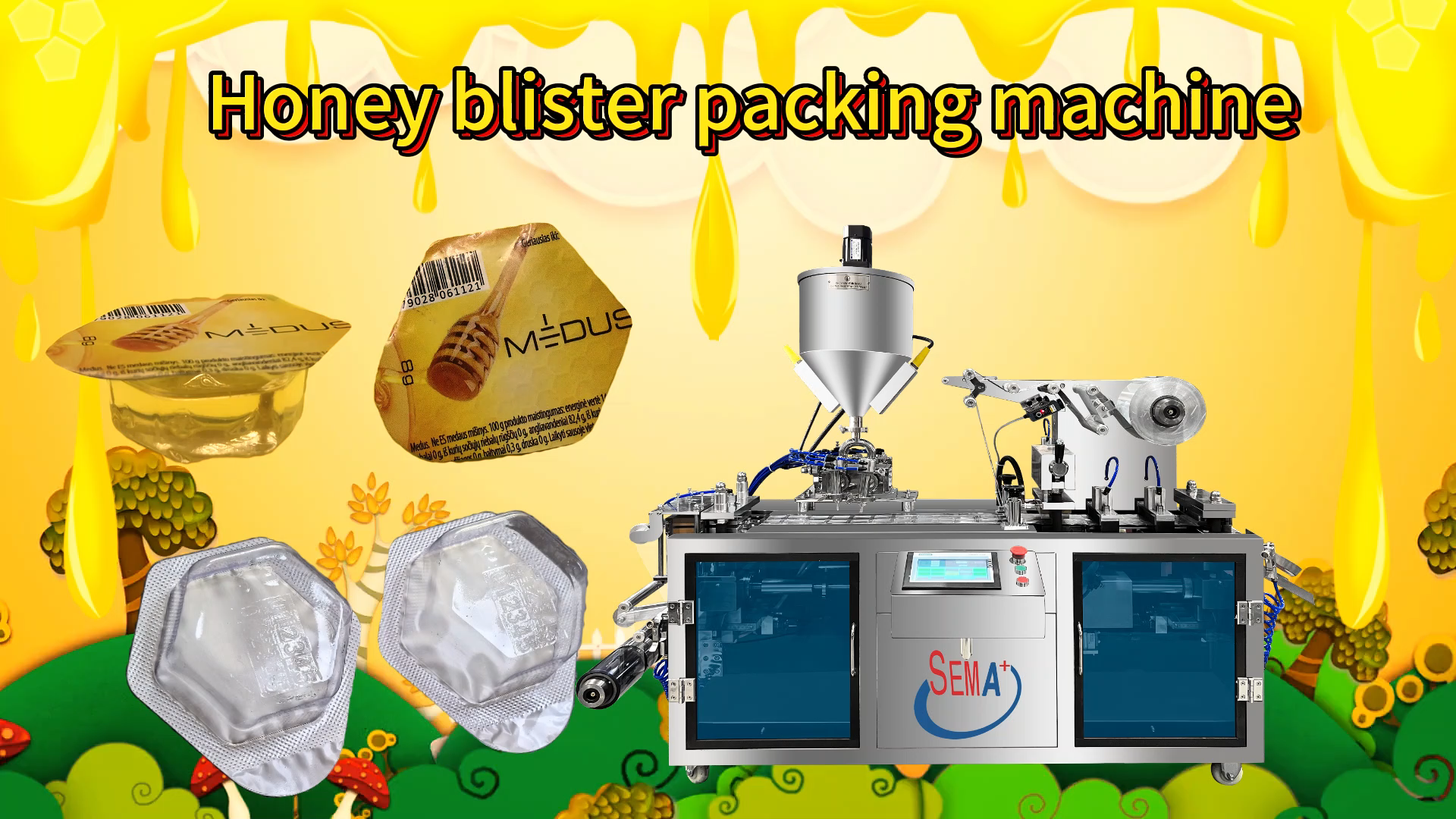 Honey blister packing machine