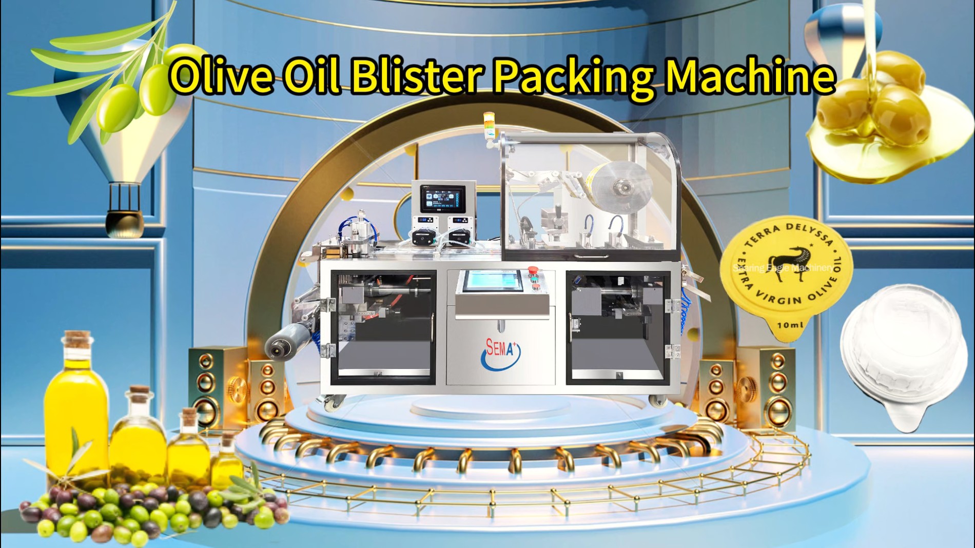Olive oil blister packing machine