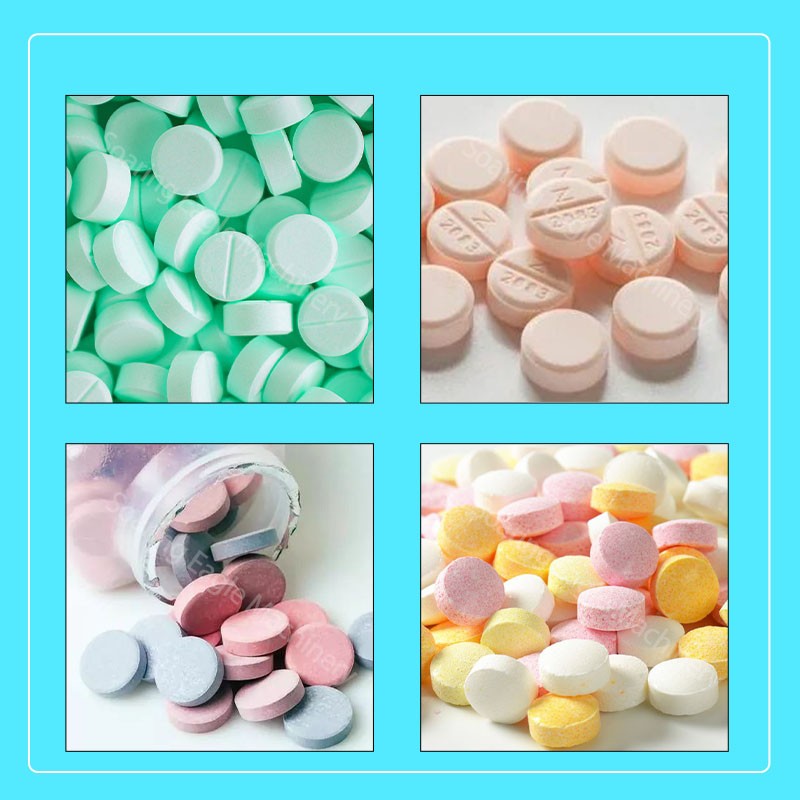 Automatic tablet press effervescent tablet compression pressing machine machine pills making machine With a good working for effervescent tablet vitamin and pharmaceutical pills