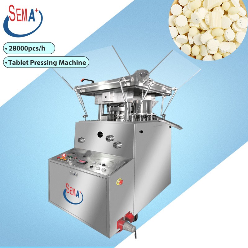 Automatic tablet press effervescent tablet compression pressing machine machine pills making machine With a good working for effervescent tablet vitamin and pharmaceutical pills