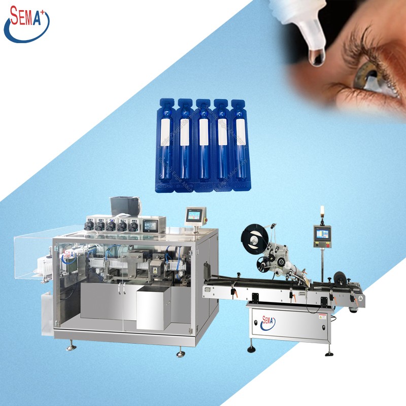 Automatic plastic ampoule forming filling and sealing machine oral liquid filling and sealing machine