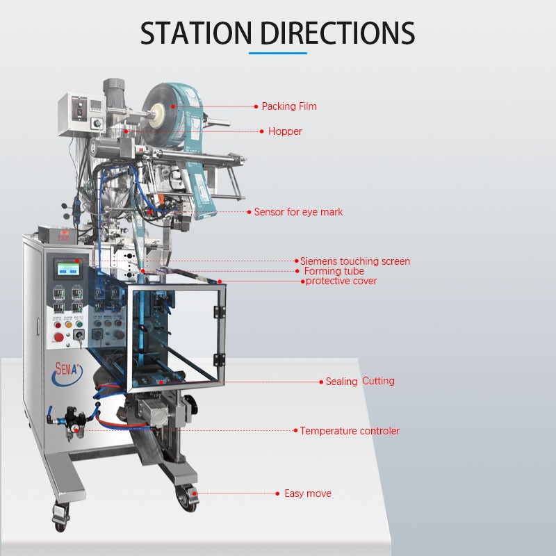 Round corner honey stick tomato sauce bag filling machine tomato sauce packaging machine