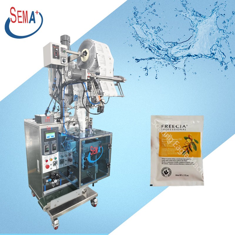 Automatic Small Bag Filling and Sealing Machine Makeup Water Small Bag Back Sachet Sealing and Packaging Machine