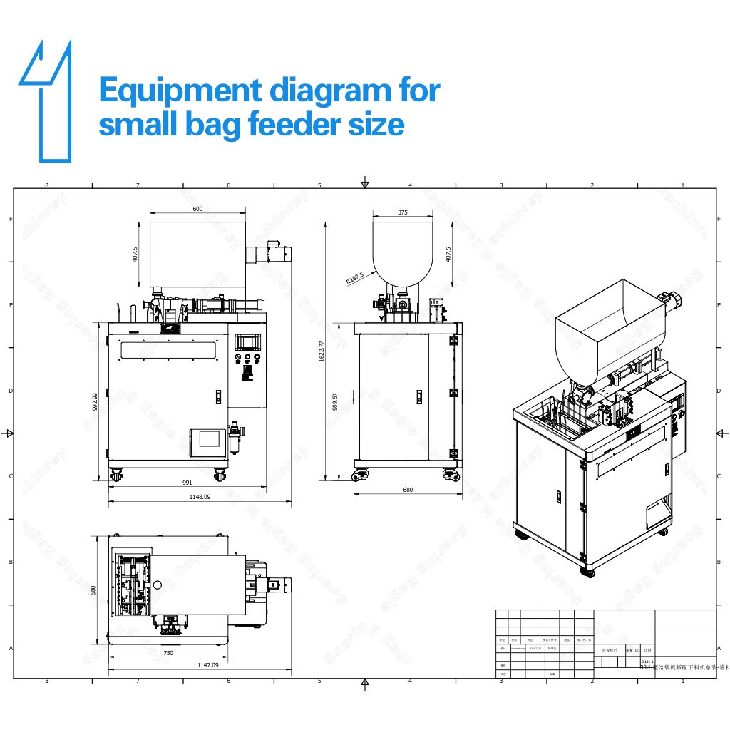 Sauce type pneumatic plnger pump bag feeder sachet packing machine