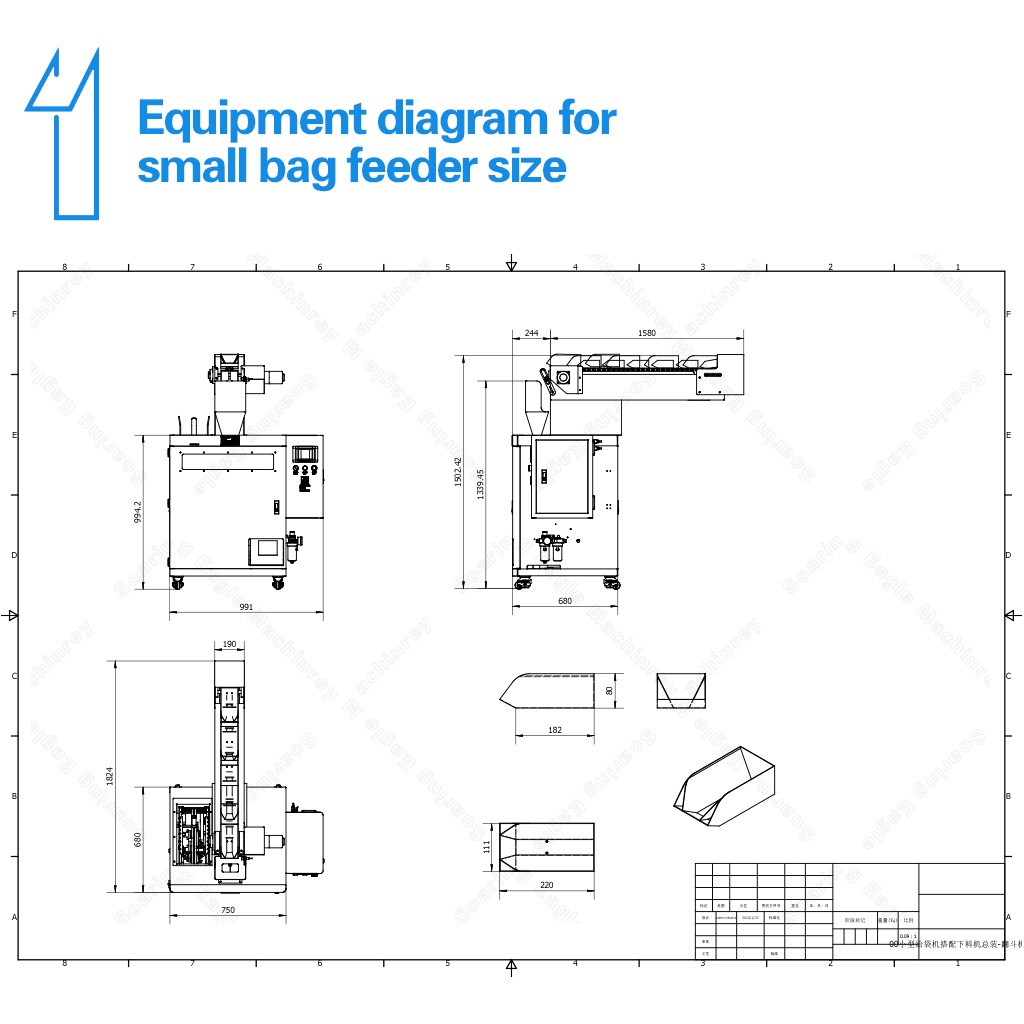 Automatic premade pouch bag zipper sachet doypack sachet filling sealing sachet packing machine