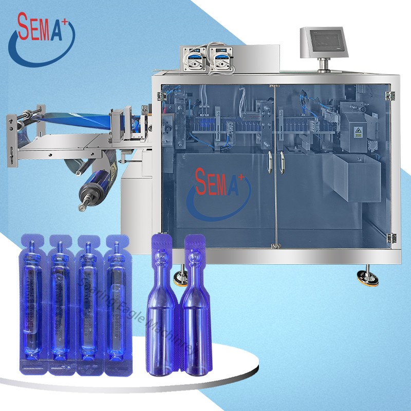 1-2 ml automatic plastic ampoule forming filling and sealing liquid packing machine