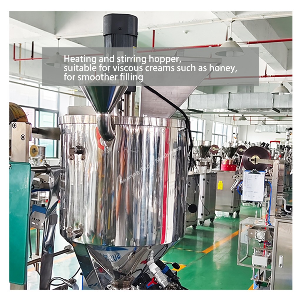 Automatic vffs packaging machine sachet packaging machine price stickers honey oil liquid sachet packaging machine