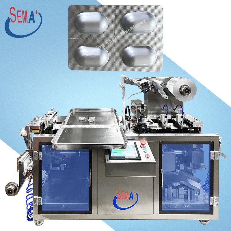 Fully Automatic Alu Alu Pill Medical Blister Packaging Machine Drug Tablet Blister Packaging Machine