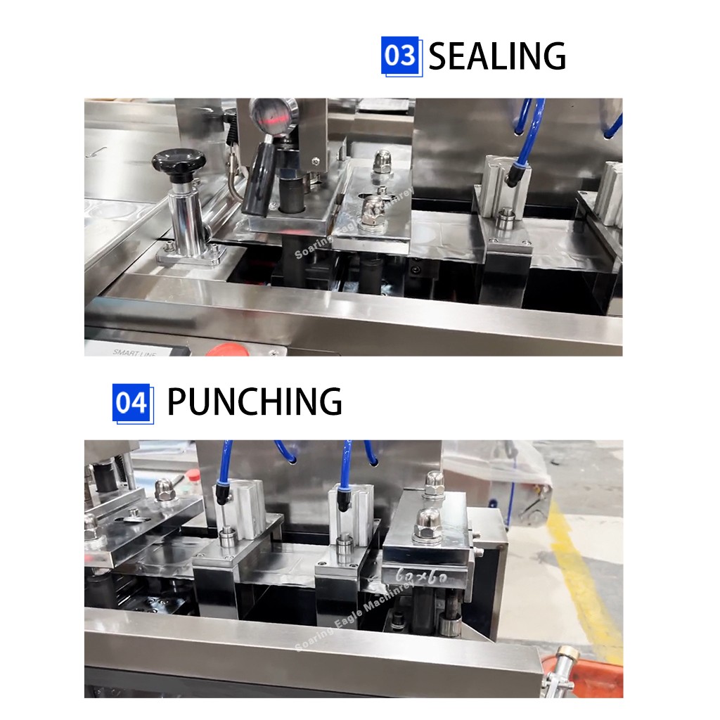 Pharmaceutical Tablet Aluminum Aluminum Plastic Bubble Cover Packaging Machine Forming and Sealing Tablet Pill Blister Packing Machine