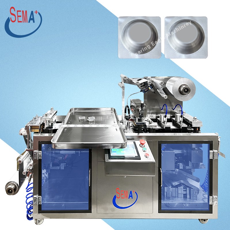 Pharmaceutical Tablet Aluminum Aluminum Plastic Bubble Cover Packaging Machine Forming and Sealing Tablet Pill Blister Packing Machine