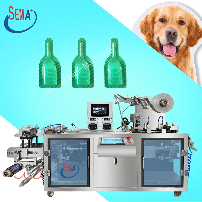 Horizontal blister packaging machine fully automatic multifunctional pet external liquid packaging machine