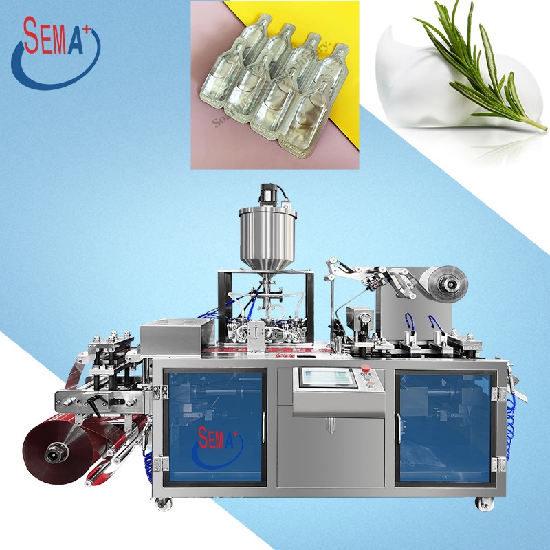 Cosmetic blister packaging machine Face cleaning lotion blister packaging machine manufacturer