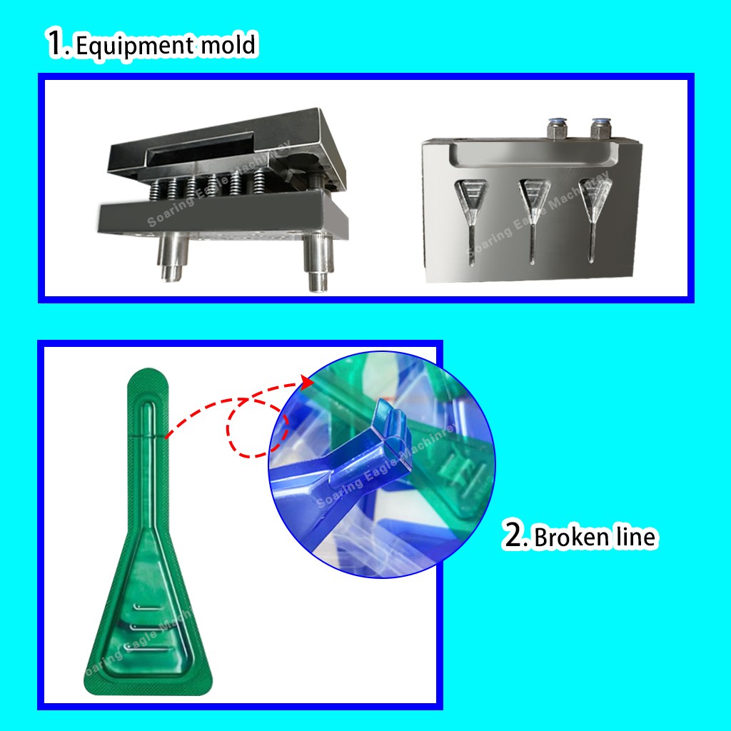 liquid inner　blister packaging machine Pet shampoo shower gel bubble cover blister packaging machine