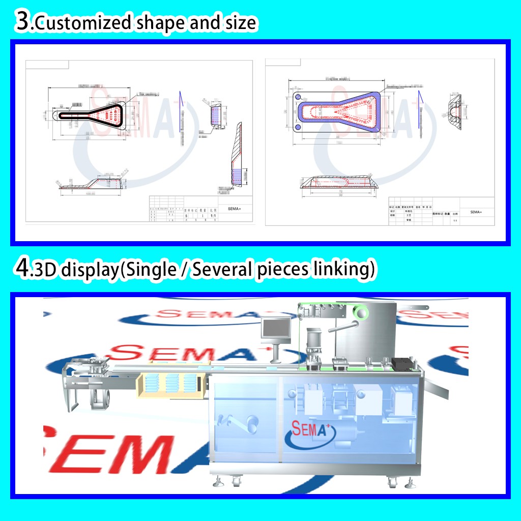 Pet insect repellent liquid blister packaging machine blister packaging machine Pet droplet blister packaging machine