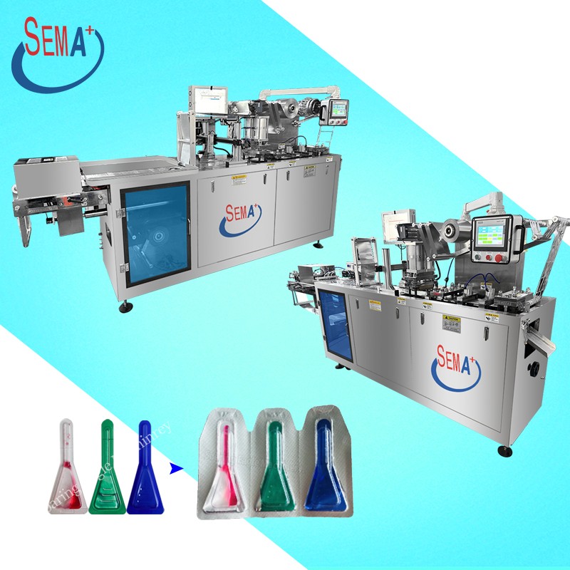 repellent inner and outer combination blister packaging machine pet drop insect repellent droplet blister packaging machine