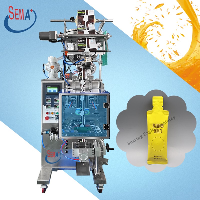 Fully automatic small bag juice filling and packaging machine multifunctional water sachet packaging machine