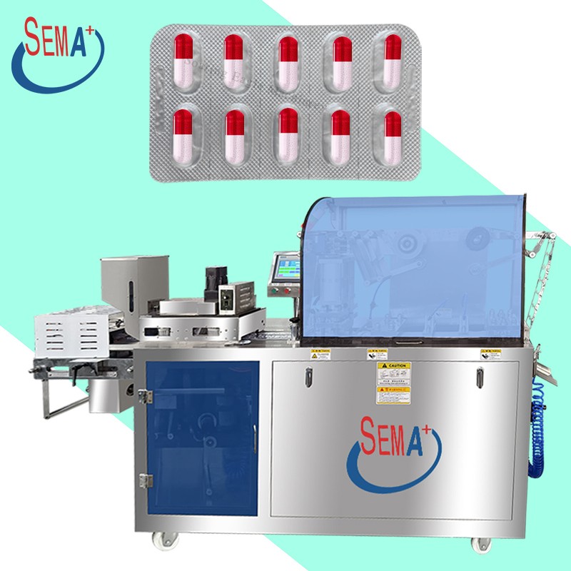 Automatic High-Frequency Fully Automatic Plastic Aluminum Chewing Gum Medical Capsule Blister Packing Machine