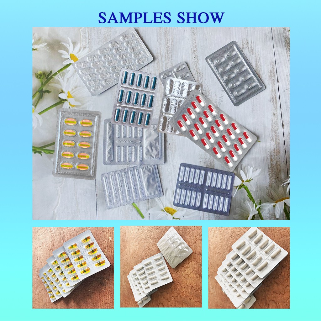 Automatic High-Frequency Fully Automatic Plastic Aluminum Chewing Gum Medical Capsule Blister Packing Machine