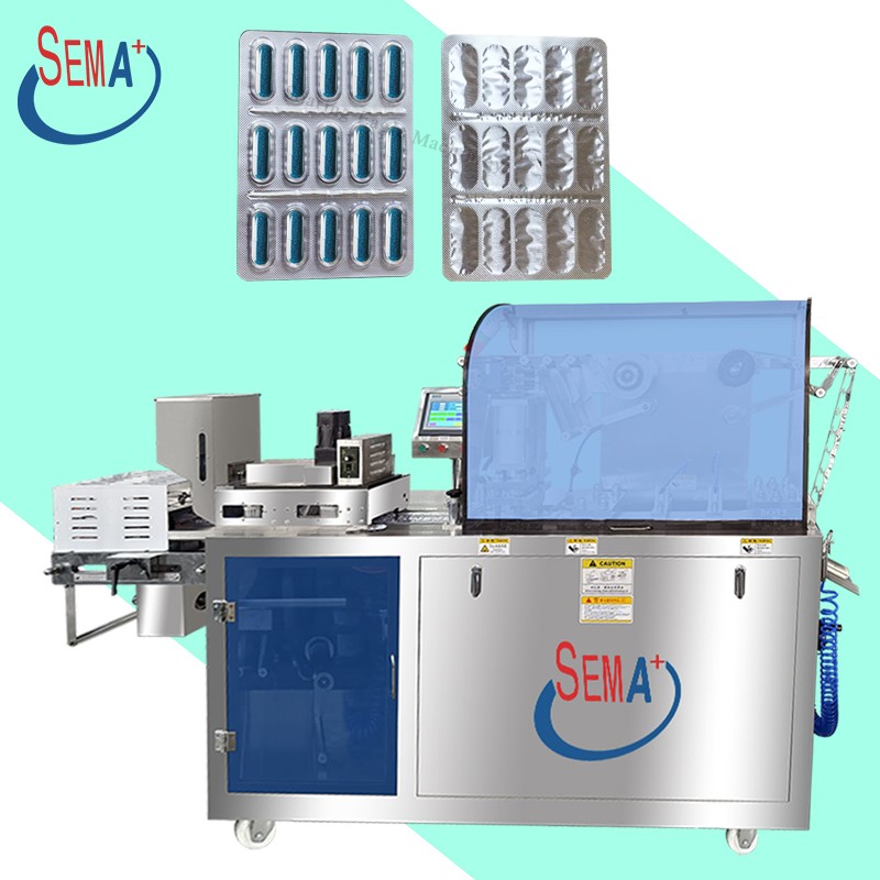 Fully Automatic Pill Medical Capsule Blister Packaging Machine Plastic Alu Drug Tablet Packaging Machine