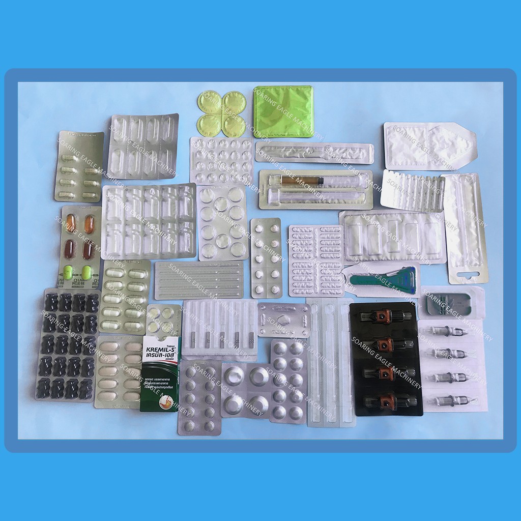 Medical Tablet Plastic Aluminum Plastic Bubble Cover Packaging Machine Forming and Sealing Tablet Pill Blister Packing Machine