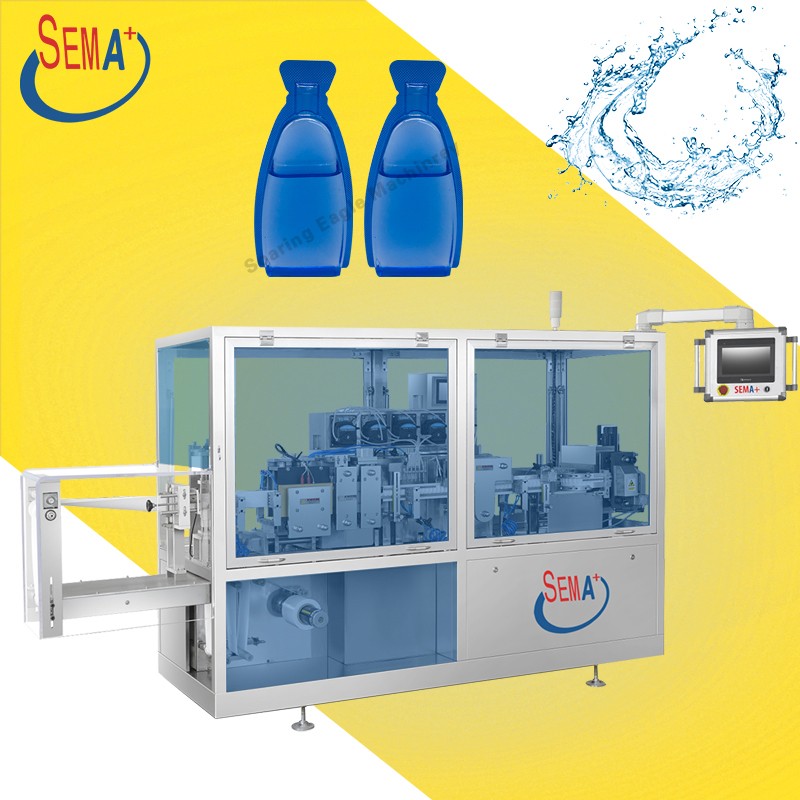 Plastic ampoule liquid packaging machine standing bottle juice liquid forming filling sealing packaging machine