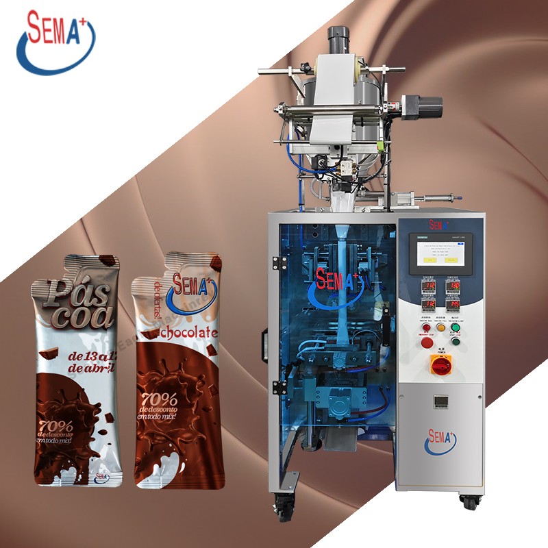 Fully Automatic Multifunctional Liquid Small Bag Packaging Machine with Irregular Back Sealing Chocolate Sauce