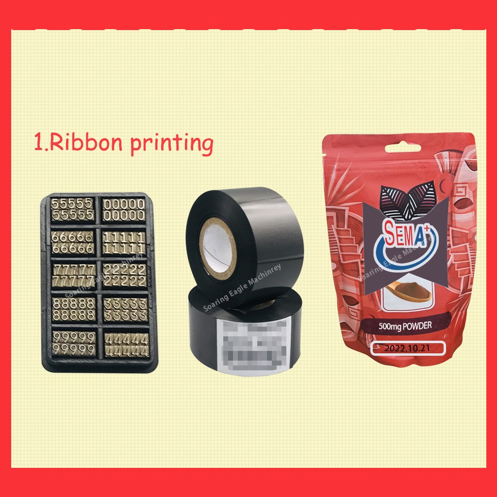 Prefabricated bag zipper bag food powder 200g 100g sachet spice milk protein tea coffee powder packaging machine