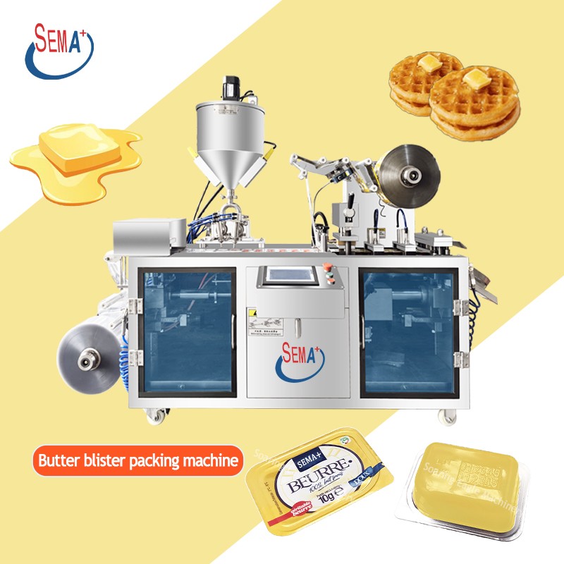 DPP80 Food Grade Butter Honey Jam Liquid Chocolates Sauce PVC Blister Packing Machine