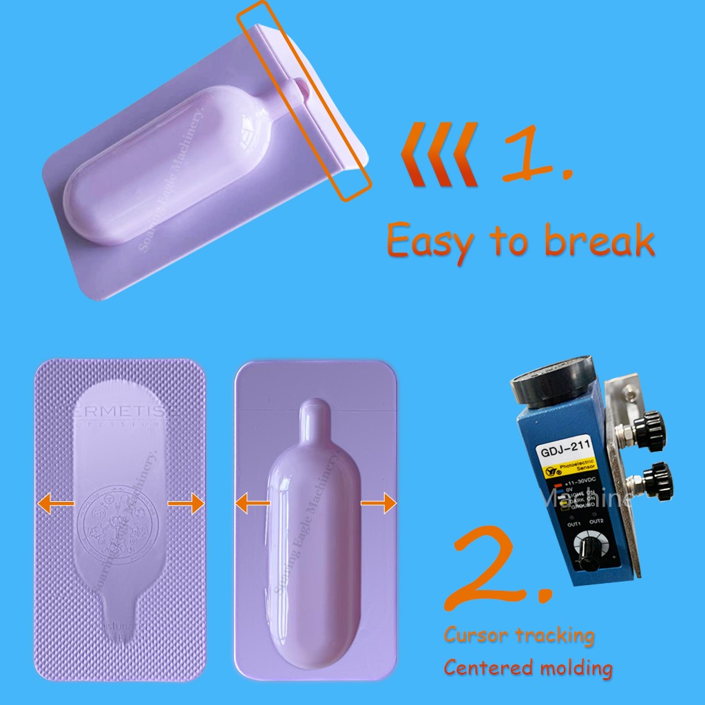 High speed cosmetic blister packaging machine production line for cosmetic production